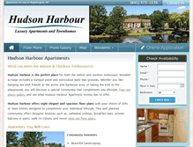 Tablet Screenshot of hudsonharbourapts.com